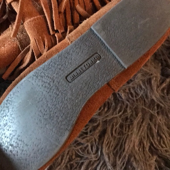 Tan fringe boots - Picture 2 of 3